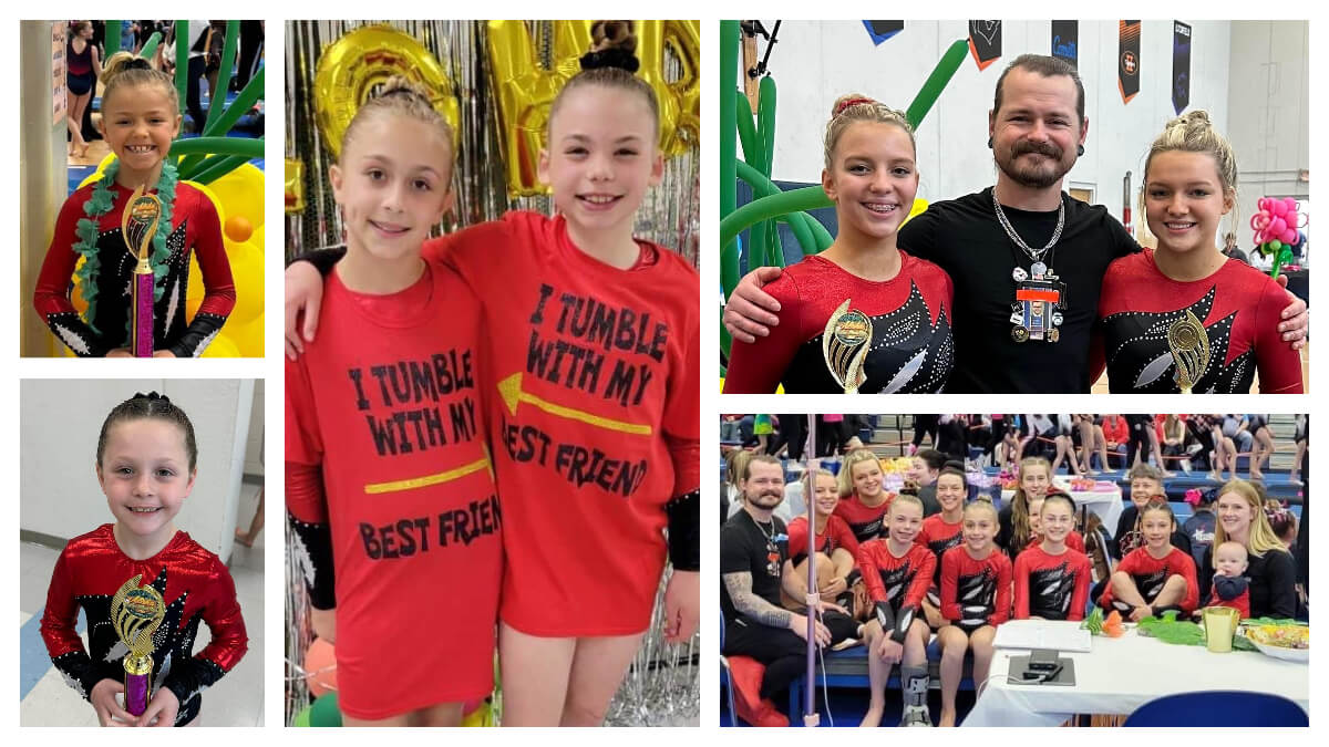 Tumblers Qualify at State for Nationals Gem City Gymnastics