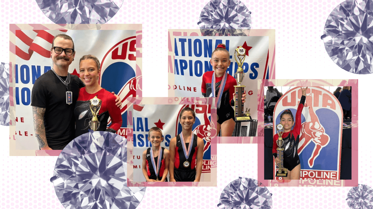 Three Gem City Tumblers Earn Individual Gold and Team Gold at Nationals